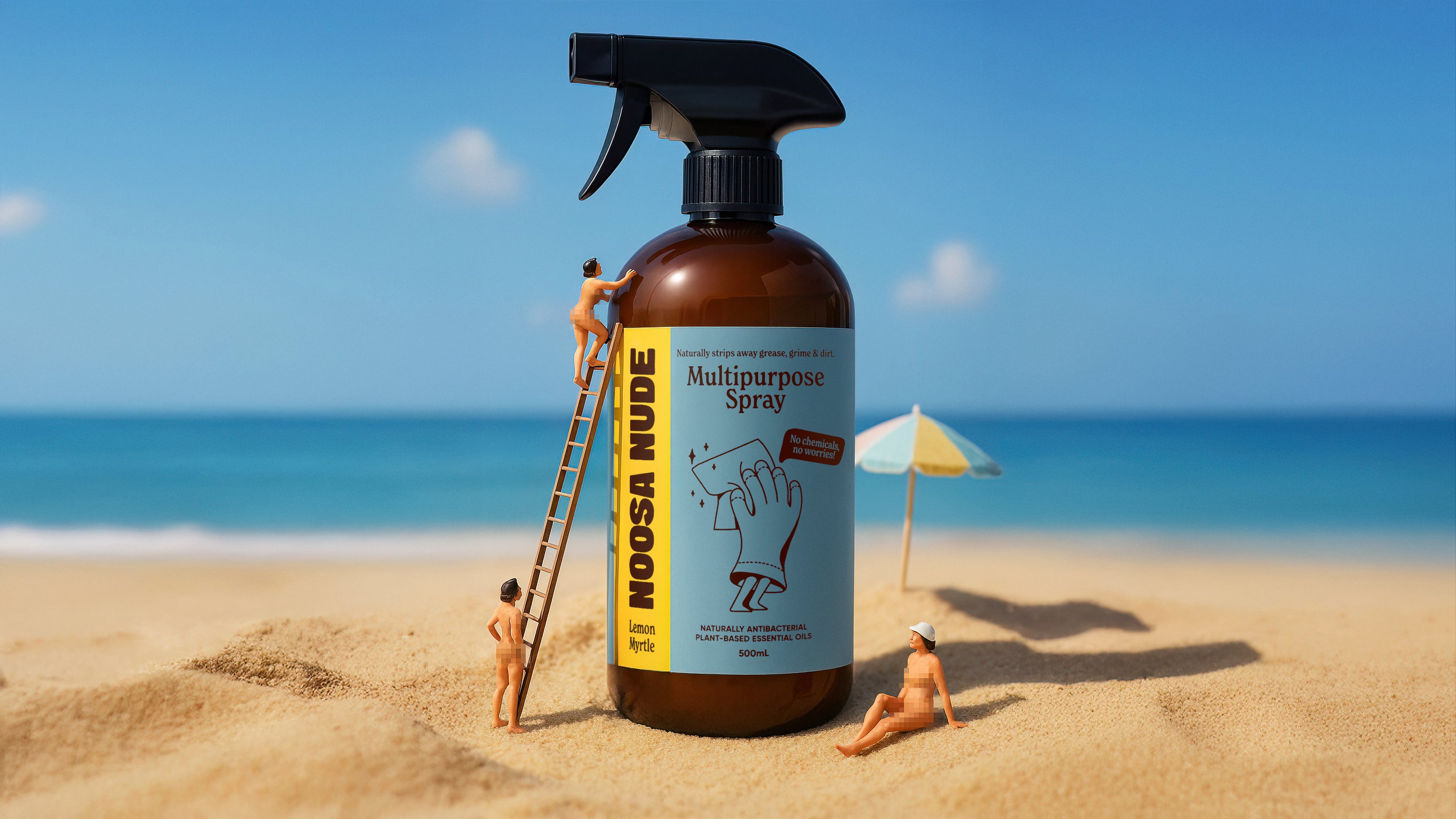 Natural Multipurpose Cleaning Spray | Wipe Down All Surfaces